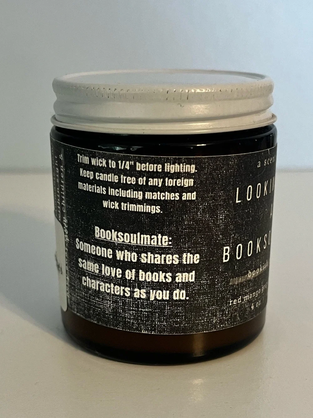 Looking For A Booksoulmate Scented Candle by - Black